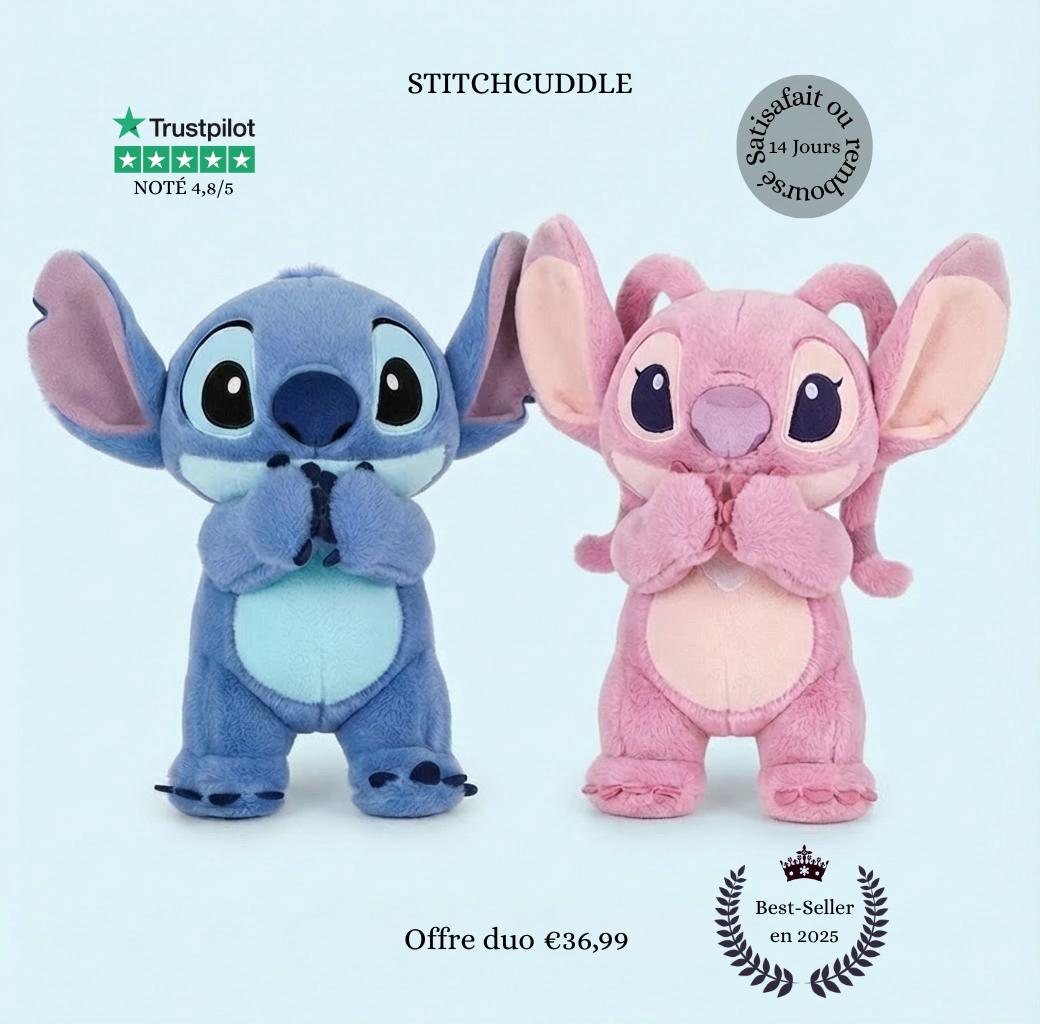 Peluche Stitch Respire & Ronronne