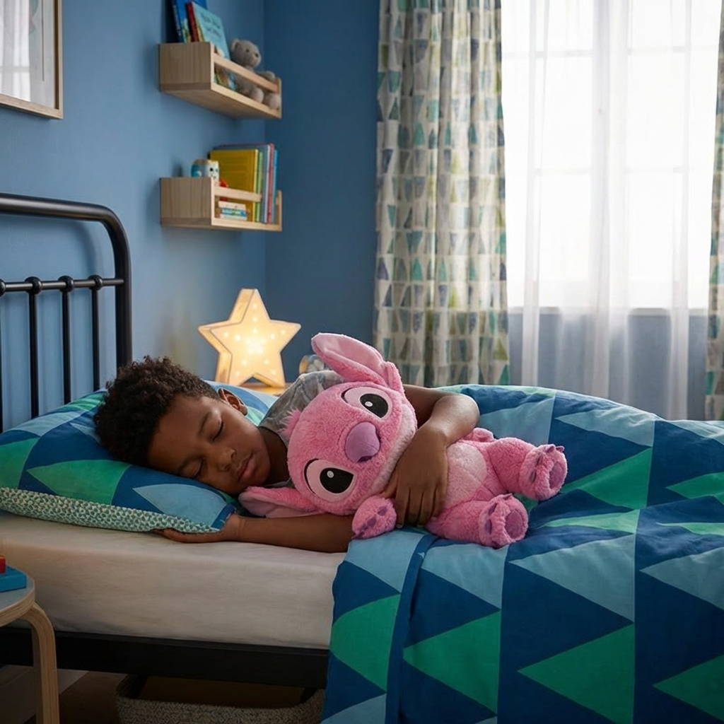 Peluche Stitch Respire & Ronronne