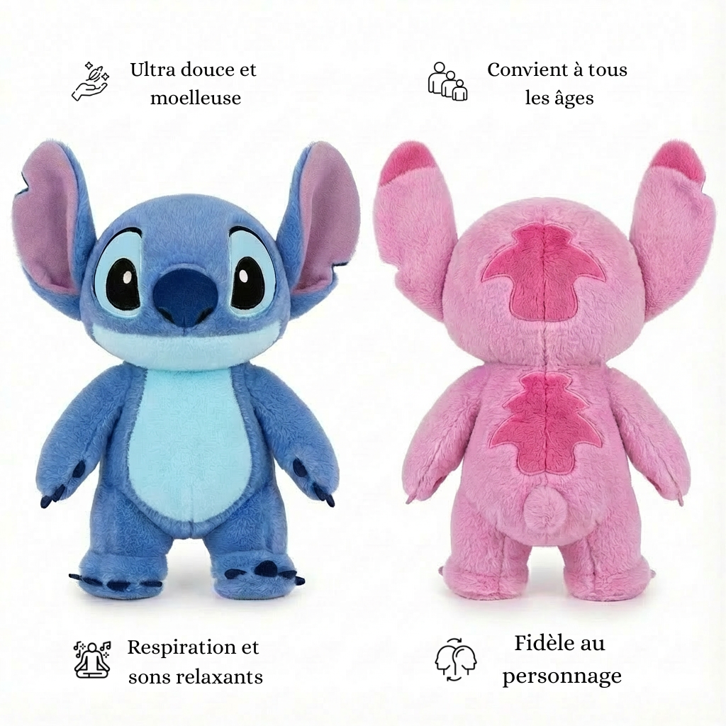 Peluche Stitch Respire & Ronronne